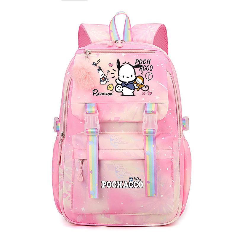 Pochaco Pacha Dog Cartoon Cute Backpack Sweet School Style Schoolbag