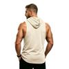 Men's Sleeveless Hoodie Muscle Fit Gym Tank Top Breathable Quick Dry Workout Vest for Training and Fitness