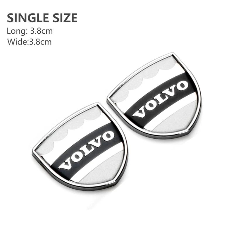 Car Accessories 3D Aluminum Emblem Badge Car Stickers Decal For Volvo Xc60 Xc90 V40 V60 S60 V50 V90 S80 C40 XC40 V70 XC70 C30