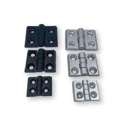 2020 3030 3040 4040 2525 4545 Metal Hinge Zinc Alloy Hinge Finished Aluminum Hinge Door Hinge Connector Black Or Sliver Color