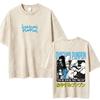 Washed Vintage Anime Oyasumi Goodnight Punpun Onodera T-shirt Aiko Tanaka Graphic T Shirts Men Women Manga Oversized T-shirts