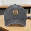 Washed Baseball Cap Catania Sicilia Trinacria Summer Trucker Hat For Women WoWomen  yk Retro Outdoor Gym Sun Snapback Cap