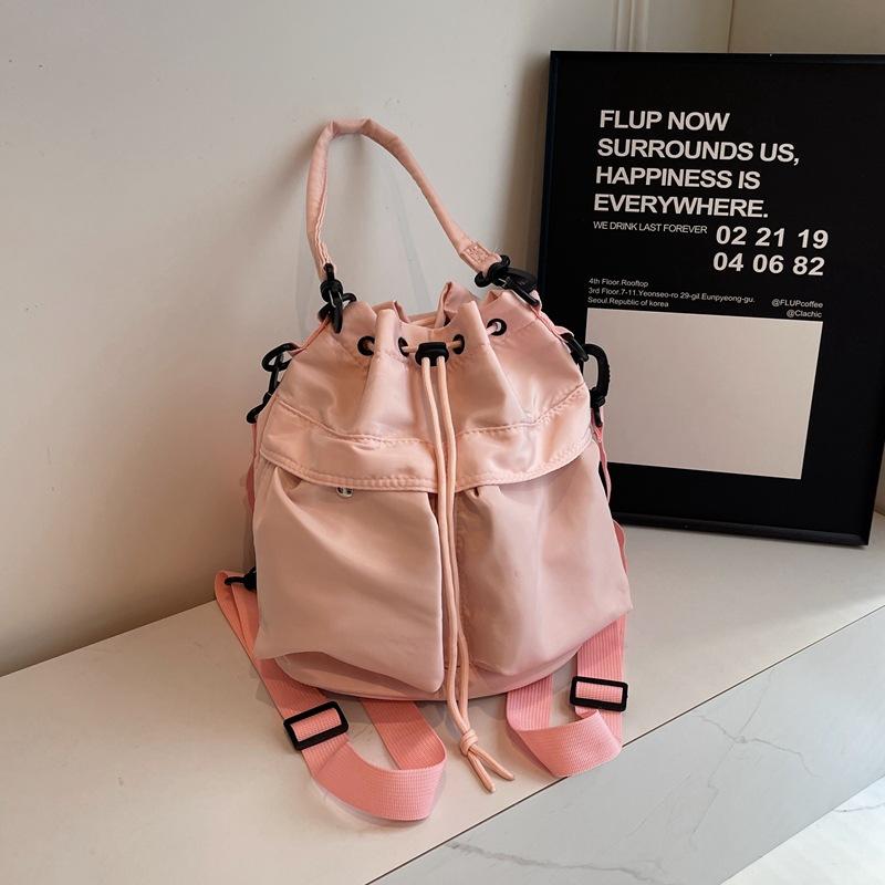 2025 new summer simple large-capacity handbag fashion bucket bag women's bag Korean personalized shoulder messenger bag