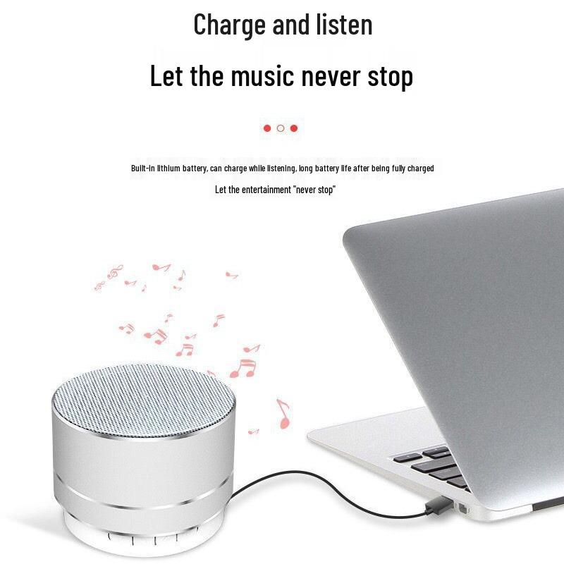 A10 Alloy Shell Mini Bluetooth Speaker with Subwoofer