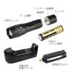 Rechargeable LED Stretch Zoom Handheld Flashlight with 5 Rechargeable Charging Powerful T6 10W LED Work Emergency Wide Beam Angle for Outdoor Use