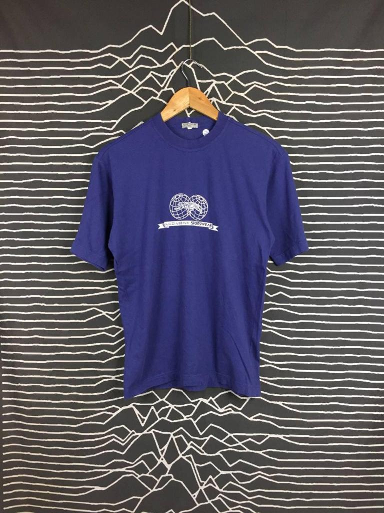 Vtg Krizia Uomo Sportswear Leopard Logo Graphic Tee Size M