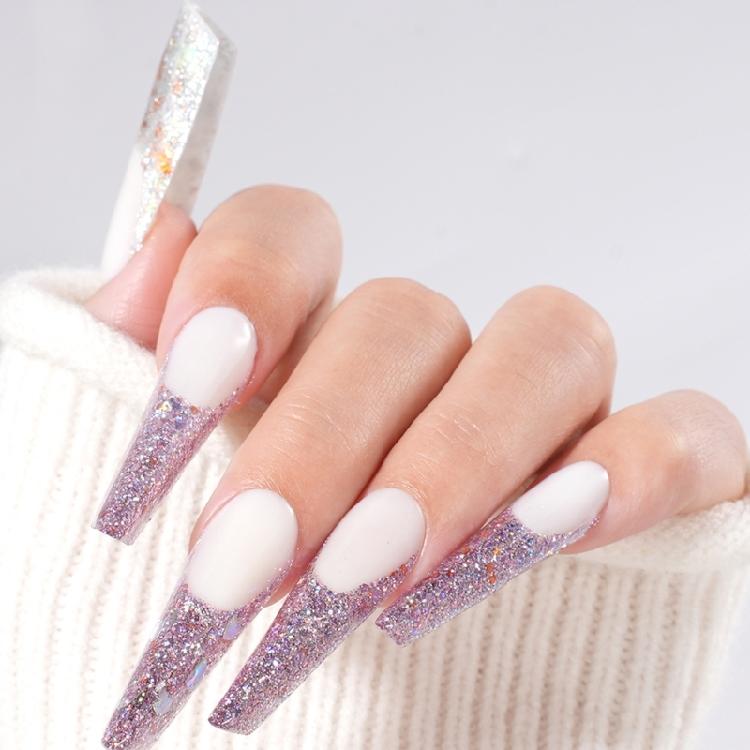 120Pcs ABS False Nail No Paper Support Required Comfortable Wearing For Quick Nail Extensions Manicure Lover