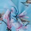 Spring and Summer New Magnolia Chiffon Printed Silk Scarf Fashion Thin Women's Scarf Gift