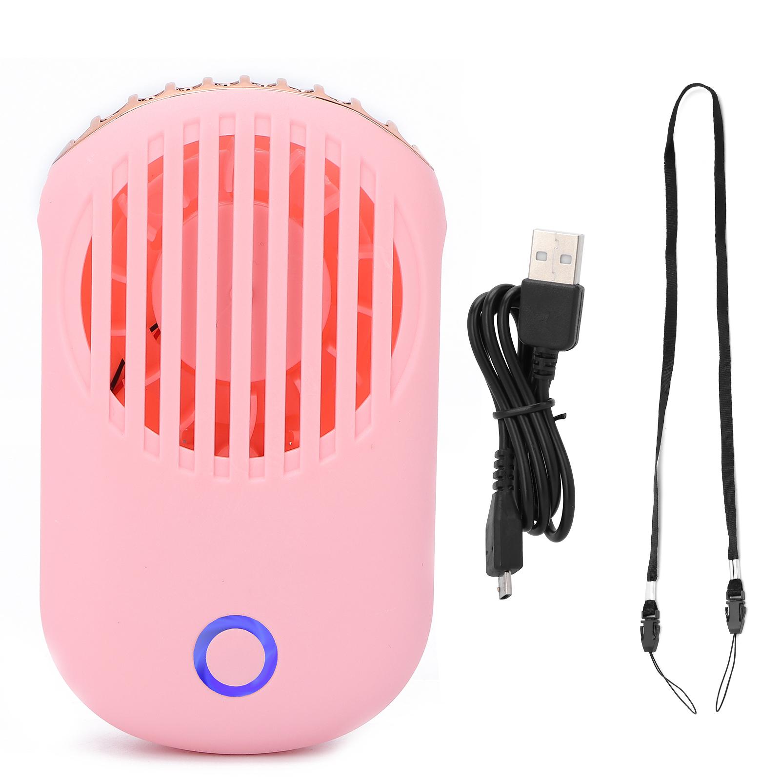 Сушилка для ресниц Вентилятор Портативный кондиционер Безлопастной вентилятор для дизайна ногтей Pink