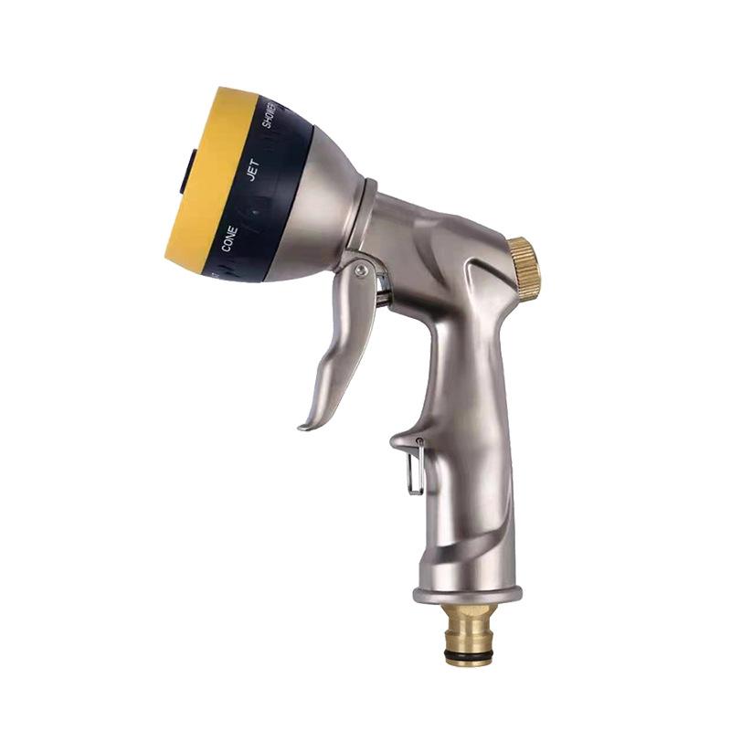 Multi-Function High-Pressure Copper Water Gun for Car Wash and Garden Watering