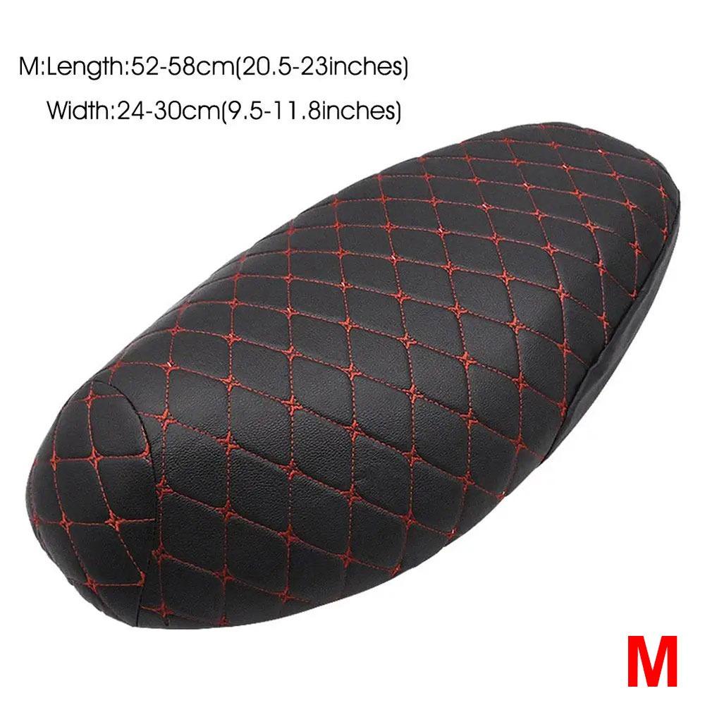 

1Pcs Faux Leather Seat Cushion Cover High Toughness Comfortable Seat Pad Cover Easy Clean Dustproof Waterproof Motor Accessory