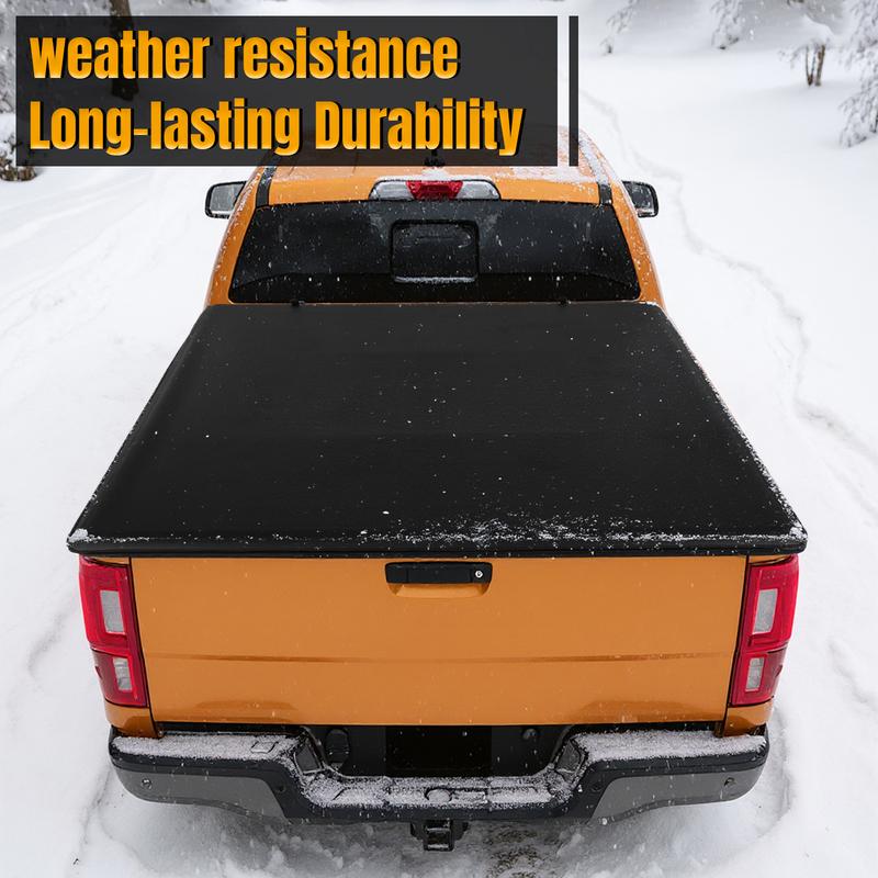 For Ford Ranger 5 Ft Locking Tonneau Cover Multi-Purpose Heavy Duty Tonneau Sleeve IP56 Waterproof for Truck Modified Rear Trunk