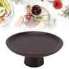 Einfache Hohe Obstplatte Haushalt   Holz Rund Hoch Obstkuchen Tablett Hohe Obstschale