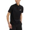PUMA Polo Shirts Men's Black Polo Collar Moderate Straight Fit 671927-01