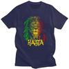 Rasta Lion Graphic Tee for Unisex Pure Cotton Breathable Short Sleeve T-Shirt Jamaican Pride Casual Top
