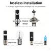 1Pcs Csp Moto Led H4 Ba20D P15D Motorcycle Headlight Bulb Super Bright 1450Lm Motos Accessories High Lo Beam Fog Light 12V