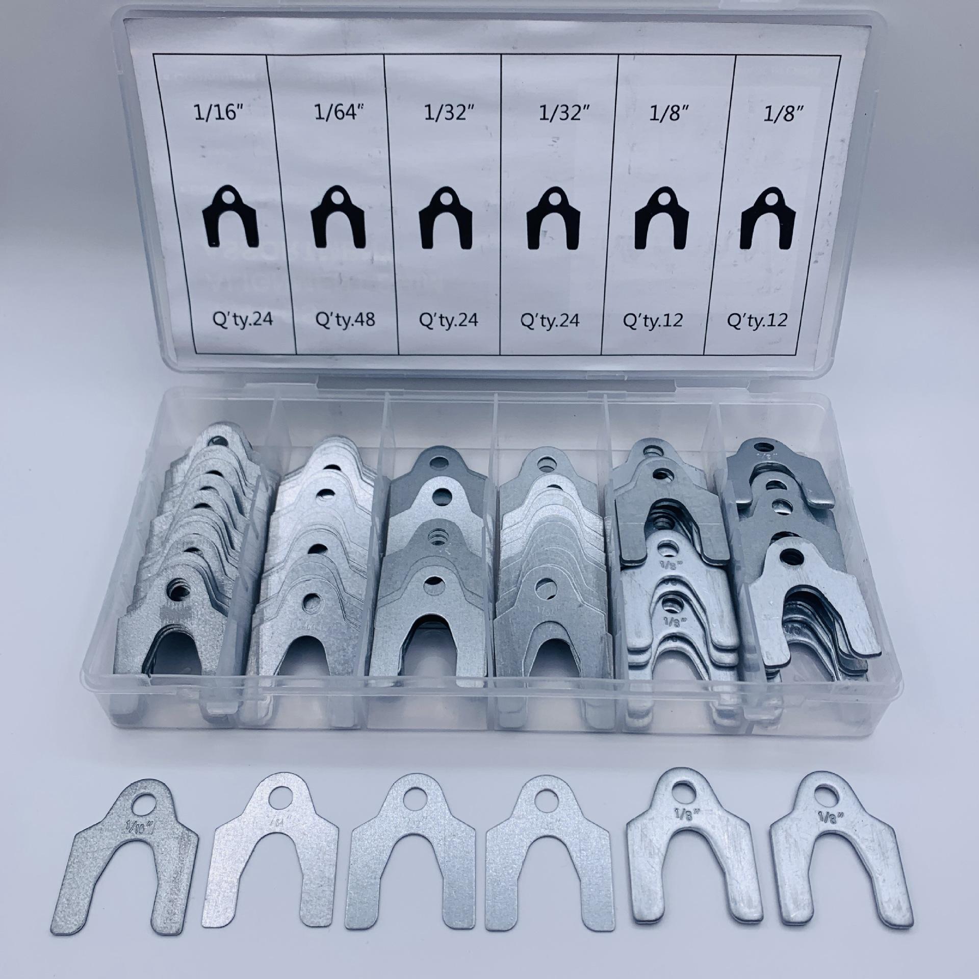 

Steel gasket kit 144pcs with storage box for body panel For tilt positioning and wheel camber caster angle adjustment use China Mainland