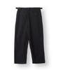 HOOVES Fade Cotton One-Pleat Pants [Black]