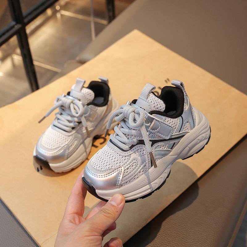 Jungen Mädchen Sneaker Hübsch Vielseitig Studenten Basketballschuhe Mesh Atmungsaktiv 2025 Frühling Herbst Kinder Laufschuhe Weiche Sohle