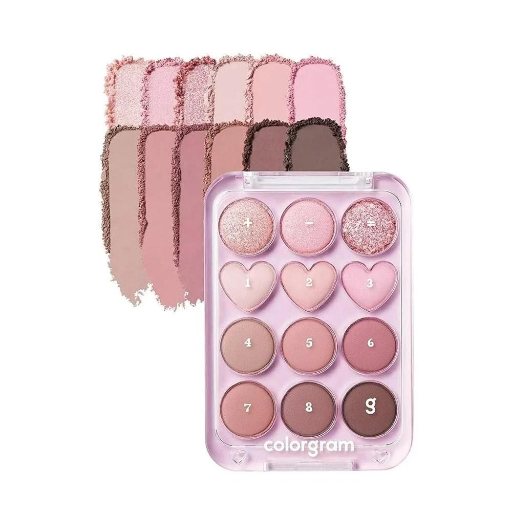 COLORGRAM Pin Point Eyeshadow Palette 9.9g 2 Colors K-Beauty
