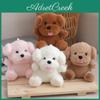 Long Hair Plush Dog Keychain With Soft Pp Cotton Filling For Kids And Adults