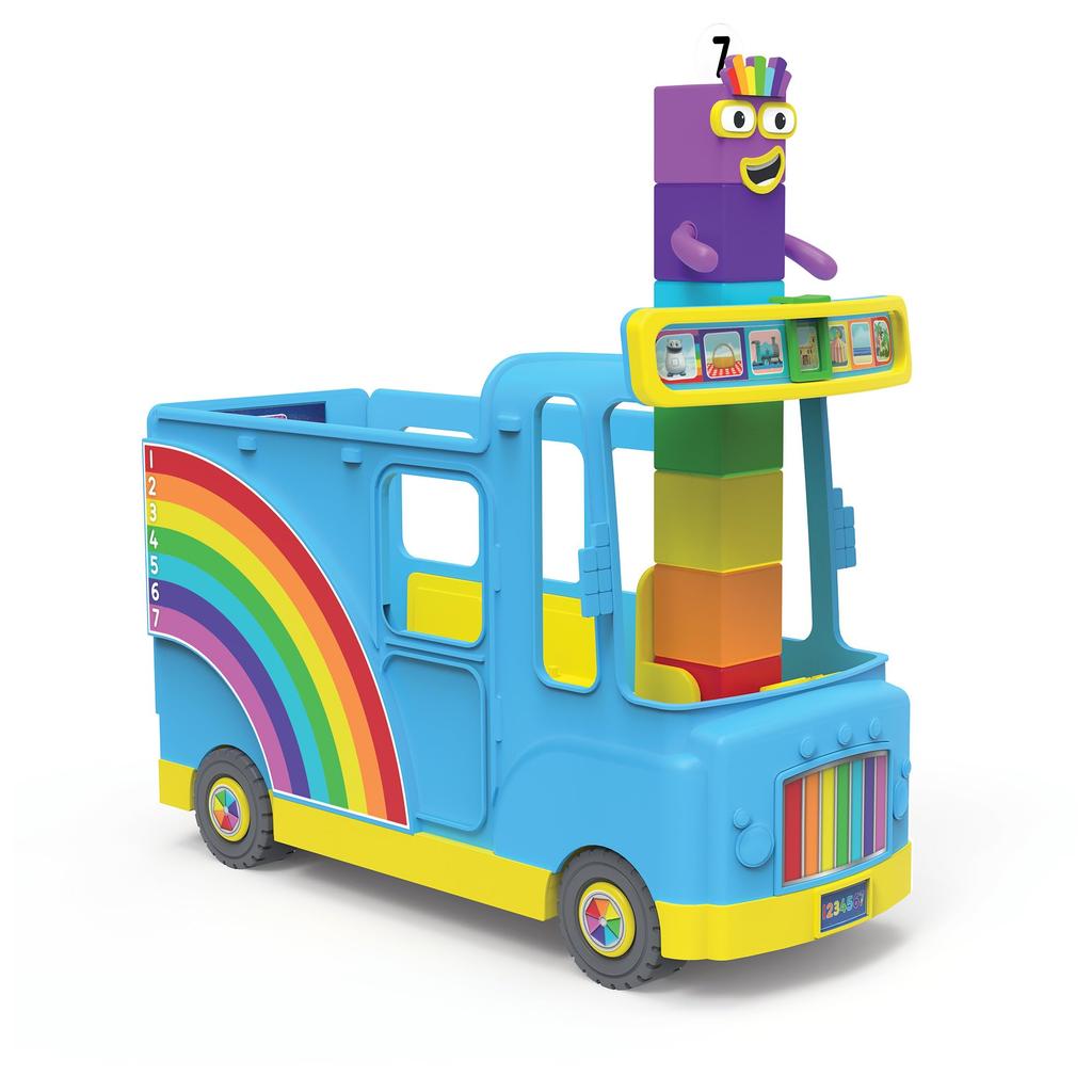 Numberblocks Rainbow Counting Bus Number Play Educational Toy 96092 Authentic