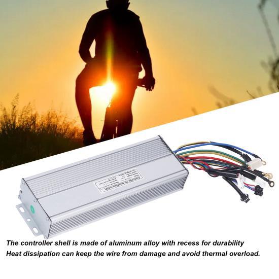Mountain Bike Controller for 50A 48V 1500W 2000W 3000W Brushless Motor with SM Plug Light Cable 