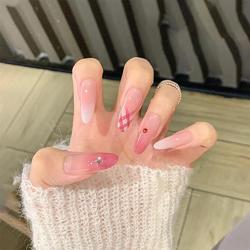 Francuskie Paski Romb Ozdobne Naklejki Szablon Stempel Manicure Naklejki Urok do Paznokci Dekoracja DIY