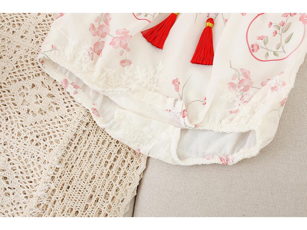 Baby Girl Summer Fashion Short-Sleeve Romper