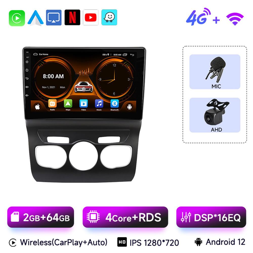 JIUYIN Android 13 Car Radio For Citroen C4 2 B7 2013 - 2016 Wireless CarPlay Android Auto Multimidia Video Car Systems