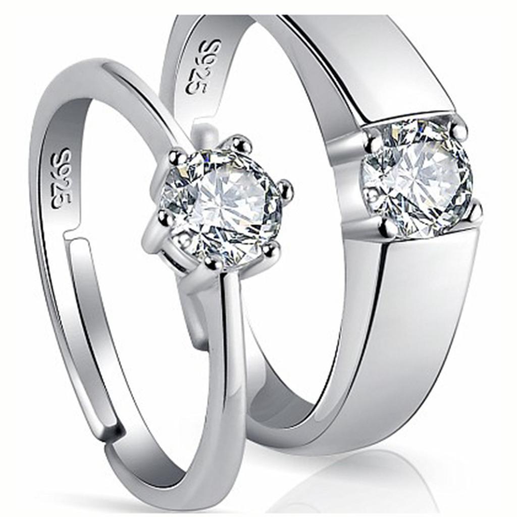 2 Stück Damen Offener Ring Set Passende Partner Offene Ringe Set für Reise Hochzeit Geburtstag