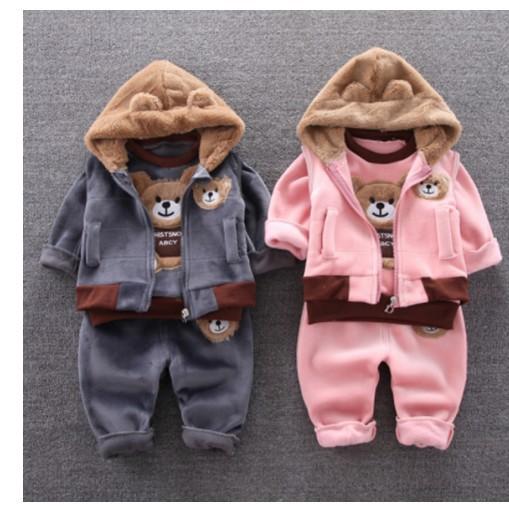 Children's Clothing 2025 Spring and Autumn New Children's Clothing Baby Three Piece Set Girls' Spring Clothing Boys' Set
