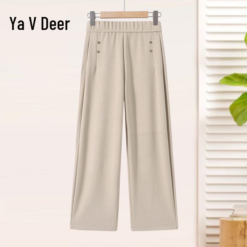 Yalu Women s High-Waisted Loose Straight-Leg Pants 5XL
