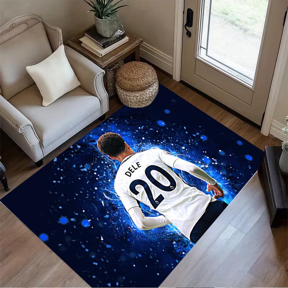 Tottenham Hotspur Celebration Carpet Suitable for Living Rooms Hallway Foyer Dining Room Antislip Carpet Office Home Decor Best for Christmas