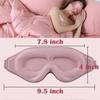 Sleep Mask for Women Eyelash Extension, Eye Mask for Lash Extensions No Pressure 3D Contoured Lash Extension Sleep Mask, Block Out Light Sleep Protec