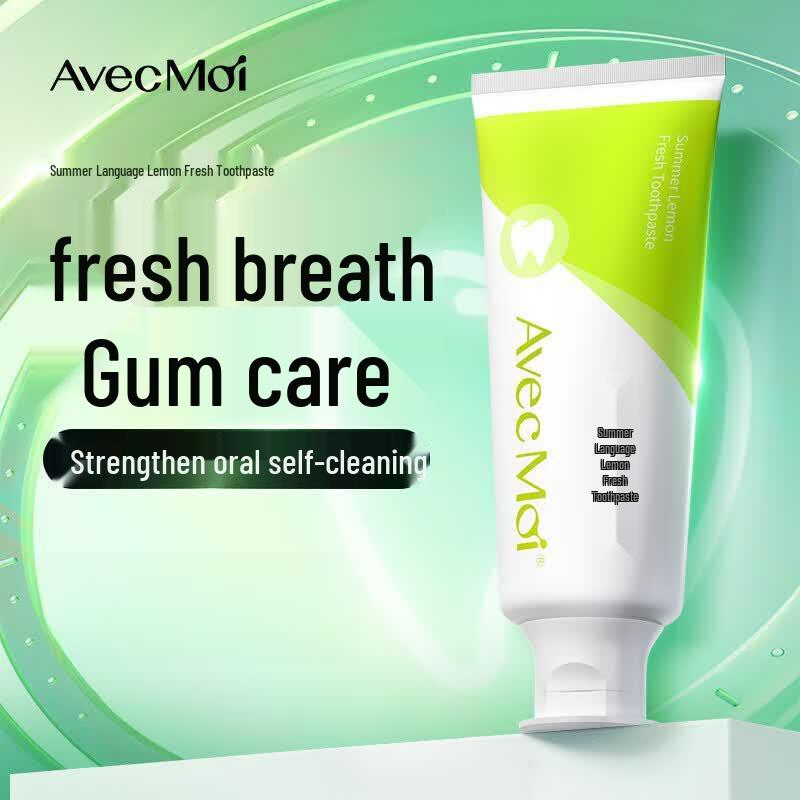 Avec Moi Summer Lemon Fresh Toothpaste