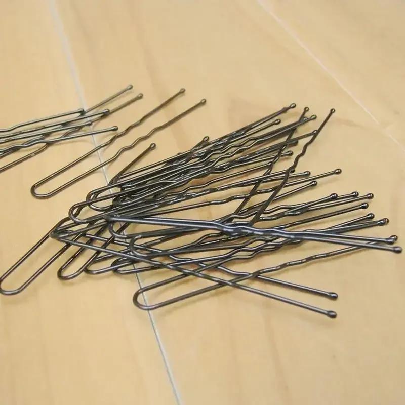 New 45Pcs/Set Curly Wavy Grips Hairstyle Women Ladies Round Toe U Shaped Hair Pins Clips Bobby Pin Hair Pin Accessories Salon