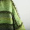 Women's Soft Mink Fur Gradient Sweater - Loose Knit, Long-Sleeved, Autumn/Winter Fashion