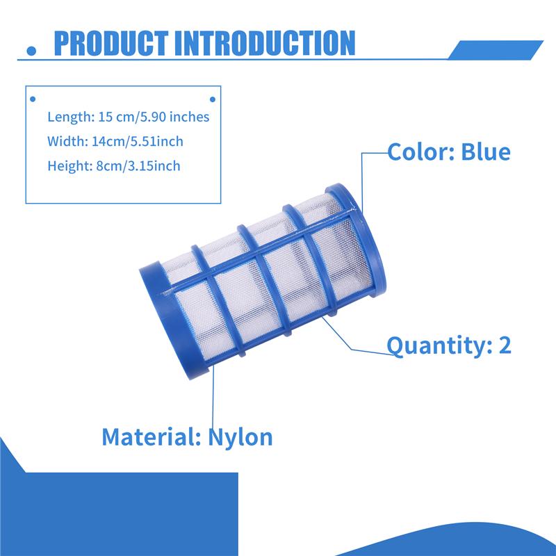Good-2PCS Replacement Filter Screen For Solar Pool Purifier Cleaner Ionizer