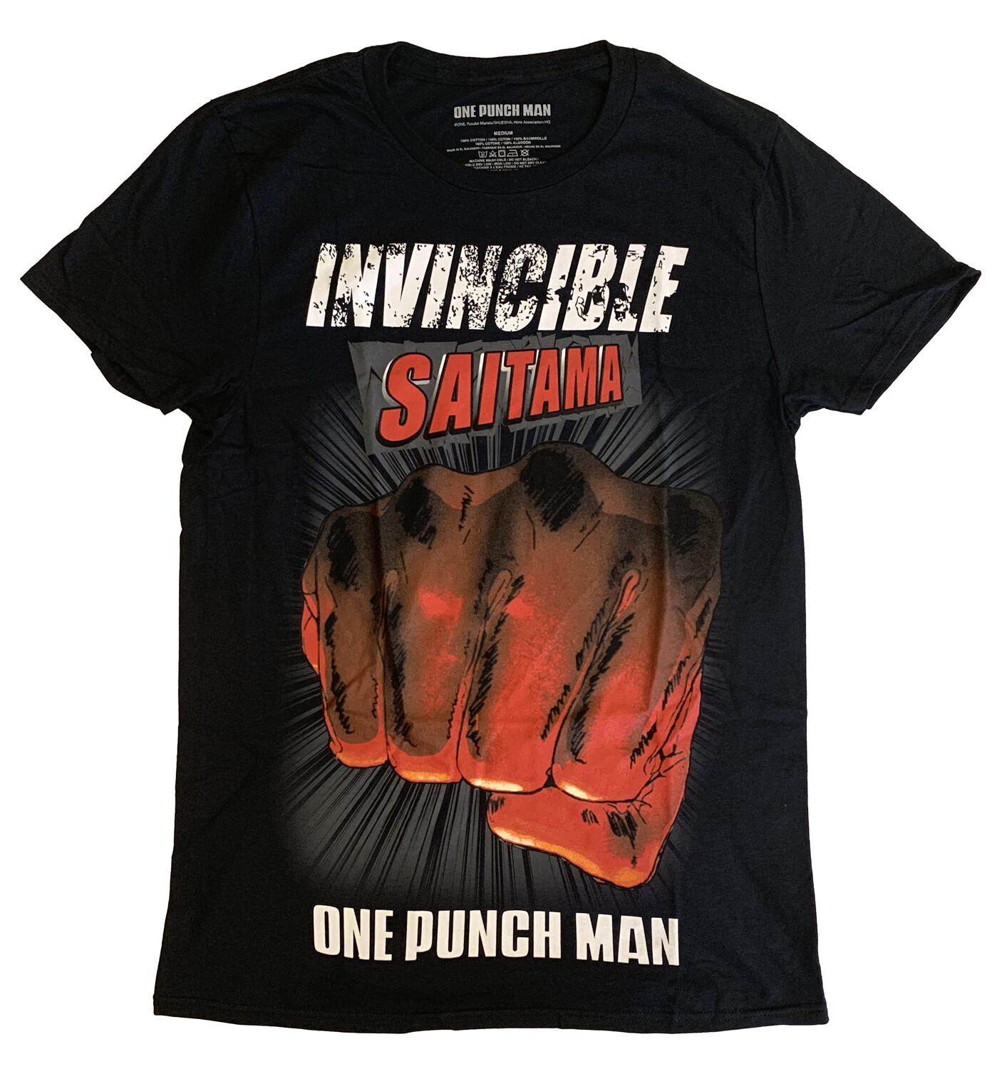 One Punch Man Invincible Saitama Adult T-shirt L