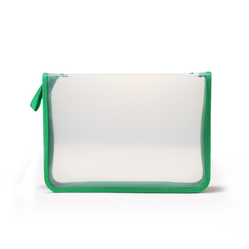 Storage Bags Stationery Test Paper Folder Paper Organizer Zipper Storage Bag File Bag Folders
