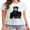 Laeptyuami Damen T-Shirts Baumwolle Janet Jackson Lässig Rundhals Eng Anliegend Kurzarm T-Shirts(4)