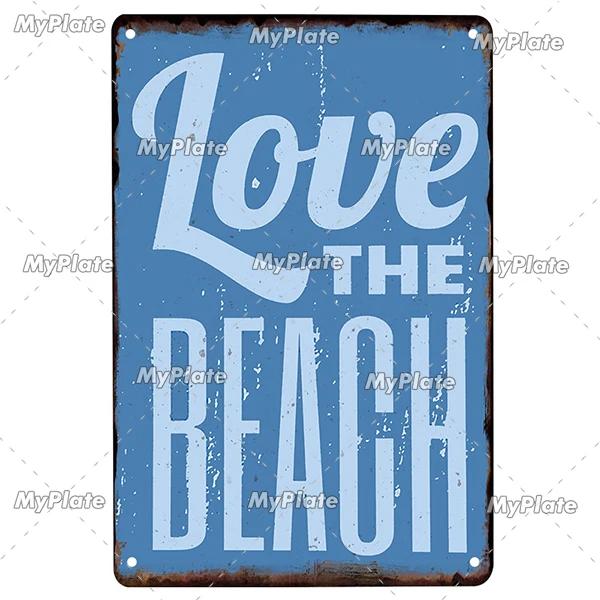 BAR Tin Sign Metal Sign Retro Plaque Home Decor Metal Vintage Man Cave Bar Pub Club Beach Wall Decoration