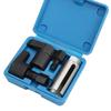 5Pcs Oxygen Sensors Socket Wrench Set Sensors Tool With Thread Chasers, 1/2" And 3/8" Drive 22mm Socket For Auto Repair