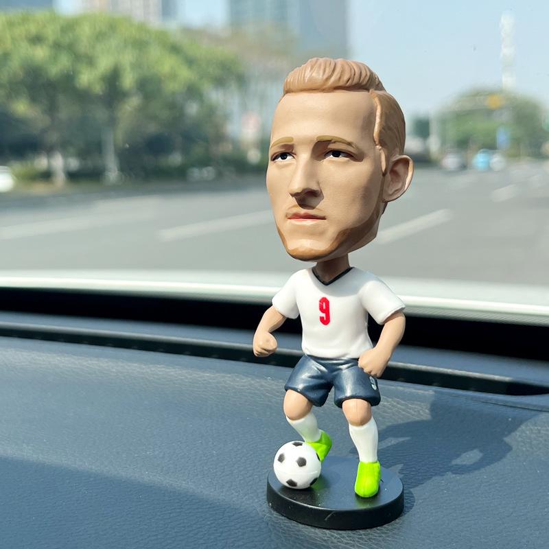 CR7 & Neymar Bobblehead Doll - Football Star Car Ornament Gift for Boys