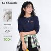 La Chapelle Women's Basic Pure Cotton Long Sleeve T-shirt