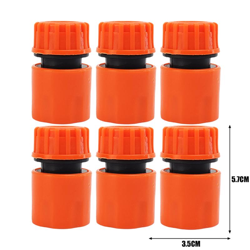 6-1PCS Garden Hose Quick Connector Faucet Extender Hose Connection Joint Garden Water Pipe Connectors Watering Pipe Fittings