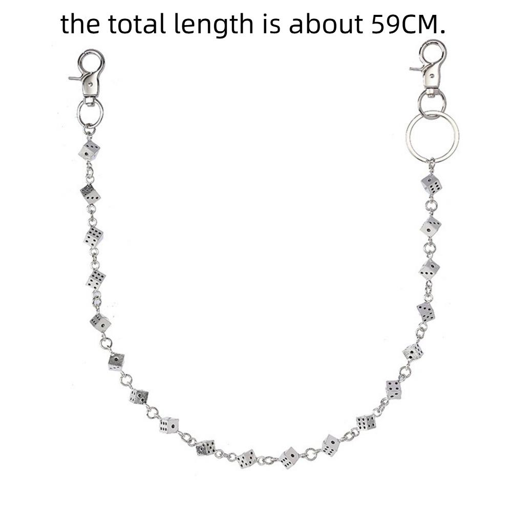 Pantaloni Lungi Lanț de Talie Ciucure Lanț Portofel Lanț Cool Breloc Accesorii Blugi