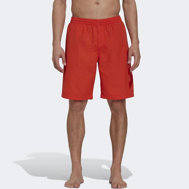 Y-3 SS21 Letter Logo Casual Shorts Men shorts Orange Red GT5253