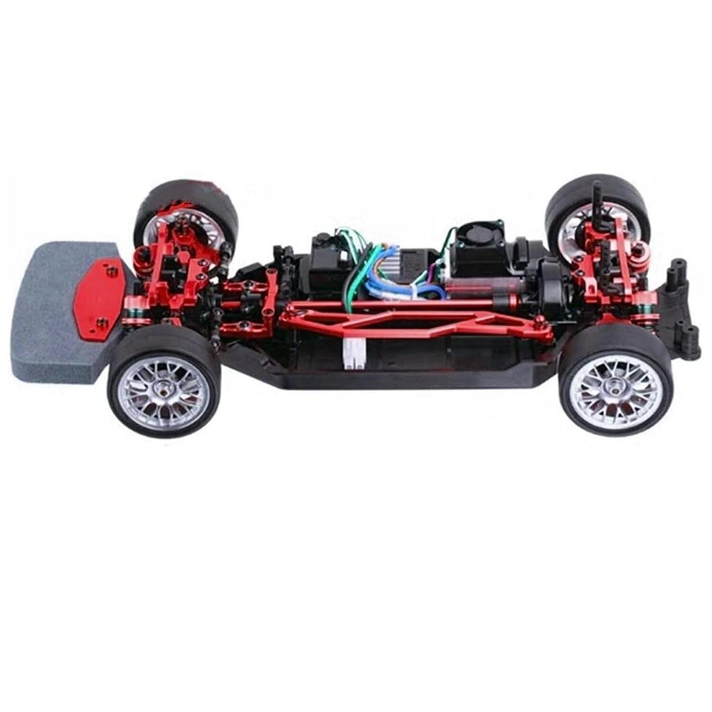 Metal Steering Assembly with Upgrade Parts for Scale and TT02T RC Cars Bearings, 1/10 TT-02, TT02, TT02B, (Blue)